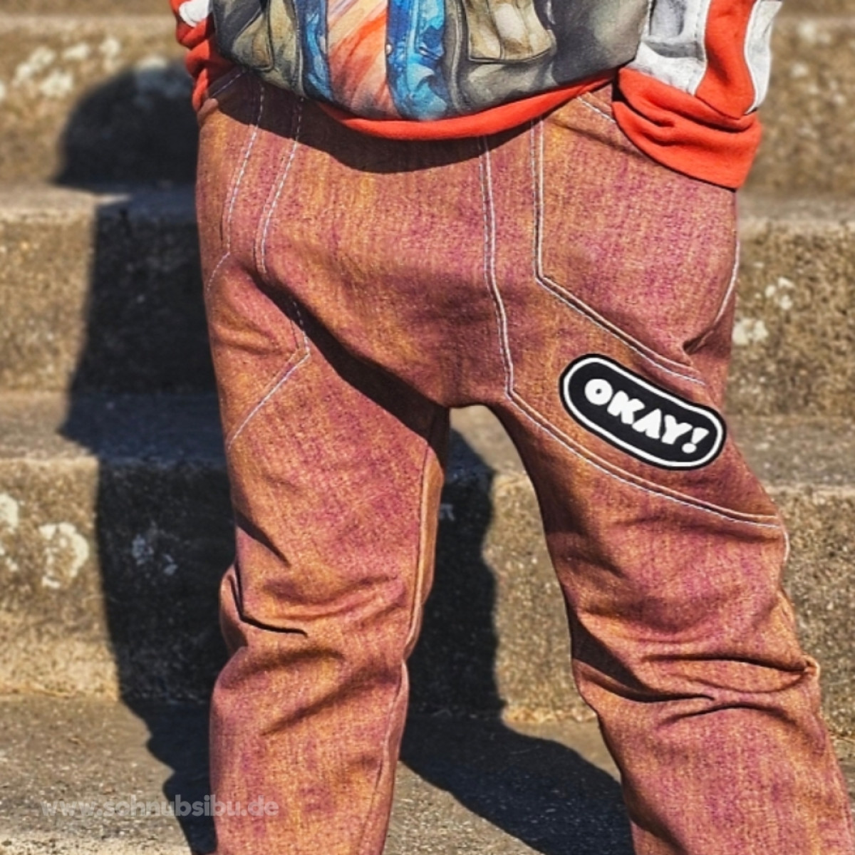 French Terry Denim New Collection braun